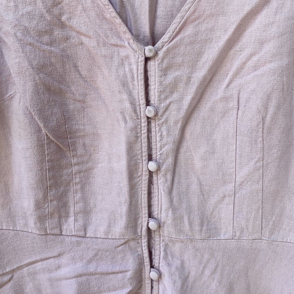 Universal Thread Linen Dress View 3